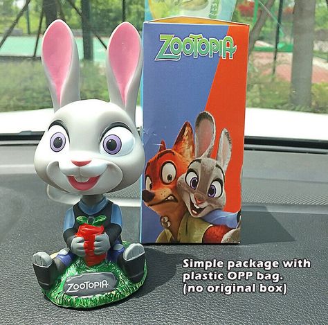 ZOOTOPIA TOYS JUDY HOPPS FIGURE LED NIGHT LIGHT CUTE RABBIT HOME DECORATION