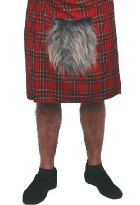FANCY DRESS KILT WITH SPORRAN