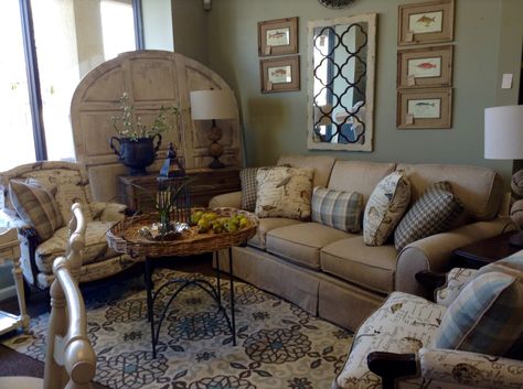 rustic living room - cochran's furniture ringgold ga | home fashion