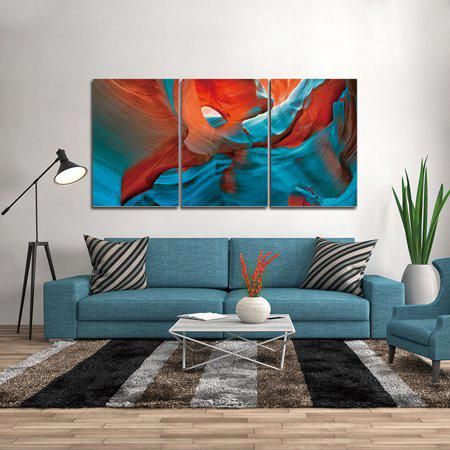 Wall26 3 Piece Canvas Wall Art Abstract Black And White Splash Artwork Modern Home Decor Stretched And Framed Ready To Hang 24 X36 X3 Panels Walmart Com In 2021 Grey