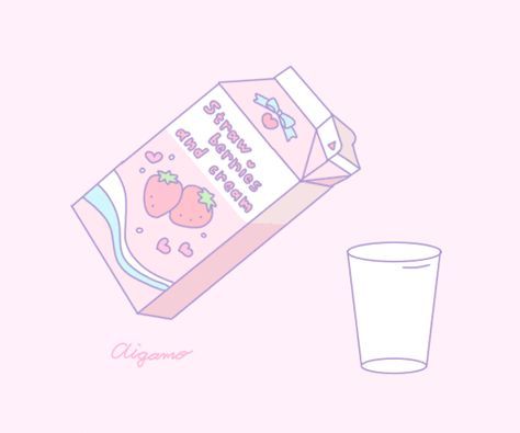 Strawberry Aesthetic ゆめかわいい Tumblr 牛乳 イラスト ゆめかわいい かわいい Strawberry Aesthetic ゆめかわいい Tumblr 牛乳 イラスト ゆめかわいい かわいい