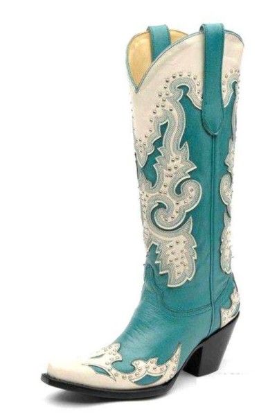 Zapatos de mujer botas vaqueras estilo europeo Azul claro Zapatos de mujer botas vaqueras estilo europeo Azul claro