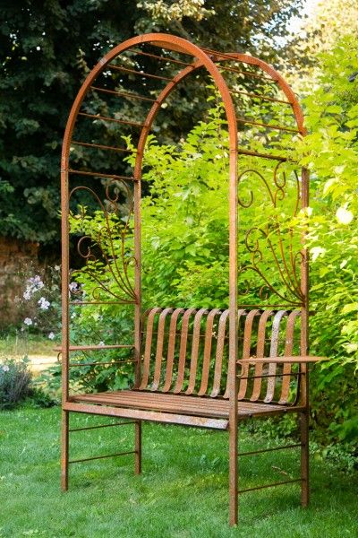 Rosenbogen Mit Bank Turin With Images Pergola Turin Garden Arch