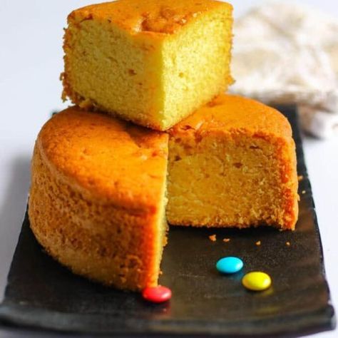Eggless Cake in Pressure Cooker | Cake Eggless Vanilla Curd Cake – In Pressure