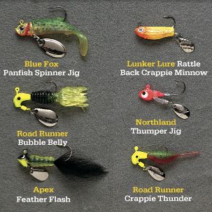 Lot of 6 packs of Apex Tackle Swimmin Shiner Crappie//Pan