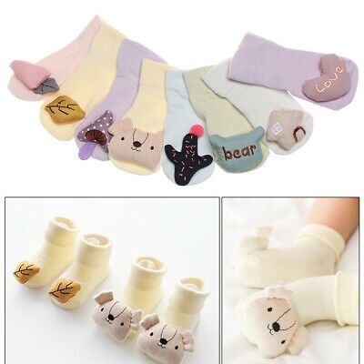 Anti-slip Sole Toddler Ankle Hosiery Baby Shoes Flats Soft Slippers Floor Socks