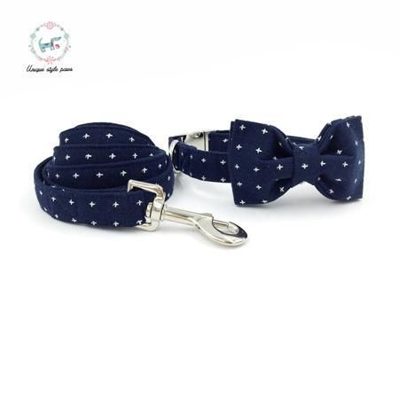The Leo Bow Tie Dog Collar Dog Bowtie Collar Leash Designer