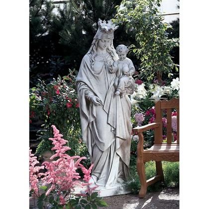 Design Toscano Os69671 Garden Statues Mary Statue Virgin Garden Statues Mary Statue, Life Size Garden Statues