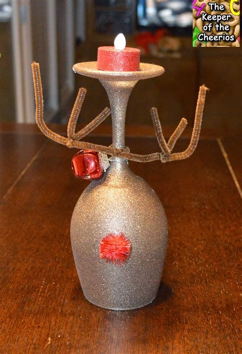 REINDEER wine glass candleholder | tcgdesigns REINDEER wine glass candleholder | tcgdesigns