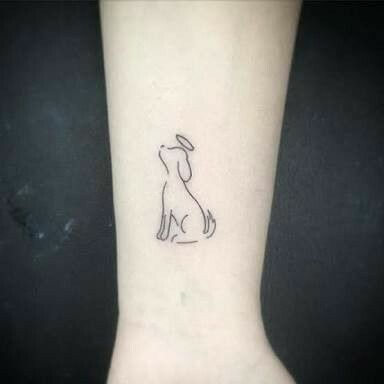 My Puppy Is An Angel With Images Tattoos Tiny Tattoos For