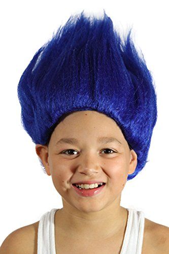 Blue wig for toddler top