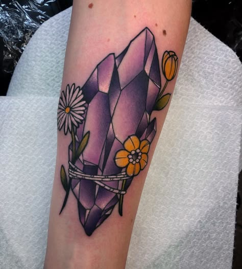 small wrist amethyst tattoo small wrist amethyst tattoo