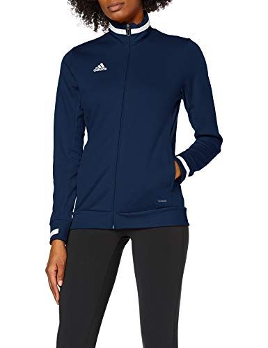 adidas Women's T19 TRK JKT W Jacket Team Navy BlueWhite X adidas Women's T19 TRK JKT W Jacket Team Navy BlueWhite X