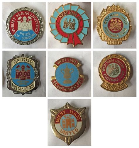 a60pinwehnu Number Plate Pin Badge With Club Crest West Ham United F.C a60pinwehnu Number Plate Pin Badge With Club Crest West Ham United F.C