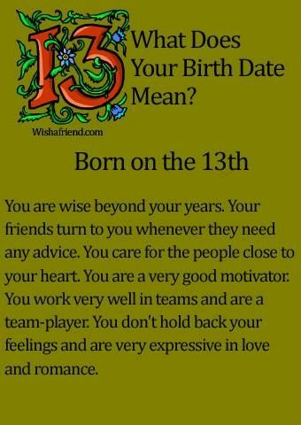 horoscope by date of birthday 13 january