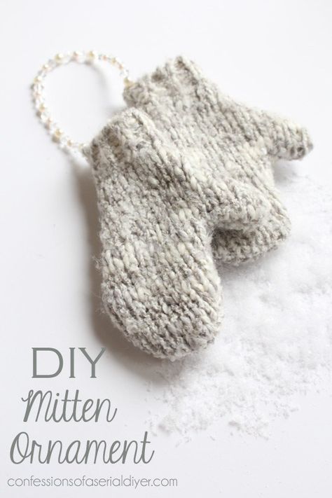 Little Mitten Ornament Duo