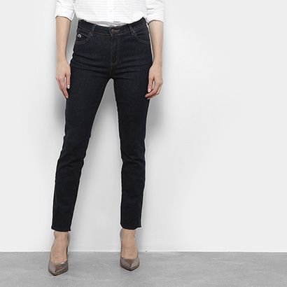 Calça Jeans Lacoste Denim Skinny Feminina-Feminino | Calça, Jeans preto