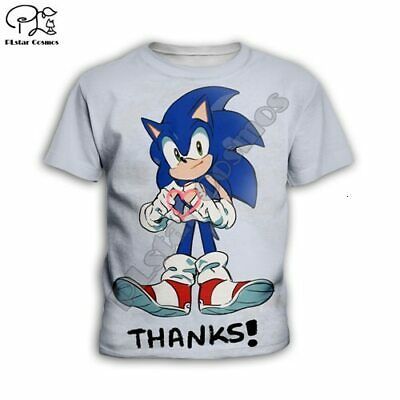 Sponsored Ebay Kids Baby Anime Tee Super Sonic Print Tshirts Baby Boy 3d T Shirt Cartoon