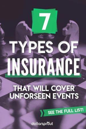 7 Types Of Insurance That Will Cover Unforeseen Events Health