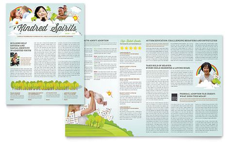 Foster Care \ Adoption Newsletter Template by @StockLayouts - microsoft word 2007 newsletter templates Foster Care \ Adoption Newsletter Template by @StockLayouts - microsoft word 2007 newsletter templates