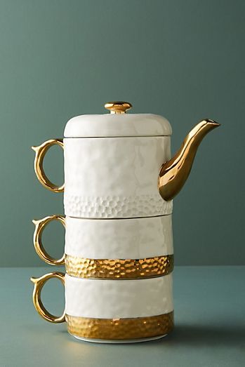 Duet Tea For Two Set | Tea pots, Tea STACKED TEAPOTS KITCHEN LAMP | Teapot