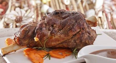 الفخذ المشوي بالفرن من الشيف وفاء الكندري Meat Recipes Recipes Food