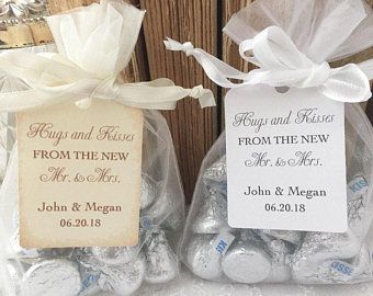 white 18 /'Thank you for sharing our first meal/' Weddingfavour tags Ivory or Kraft Brown
