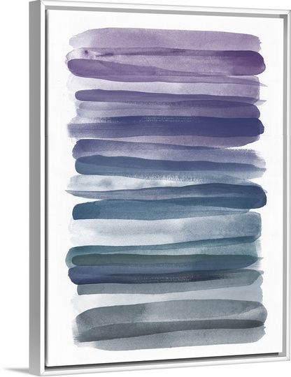 Watercolor Stripes B Canvas Wall Art Framed Canvas Wall Art Watercolor Canvas