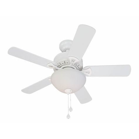 Clic White Ceiling Fan 43 Not Bad And I Could Always A Clic White Ceiling Fan 43 Not Bad And I Could Always A Fancier Lighting Kit
