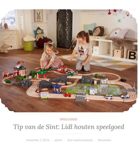 Tip van de Sint: Houten speelgoed van de Lidl Houten Tip: Houten speelgoed bij Lidl (vanaf donderdag!) Mama's