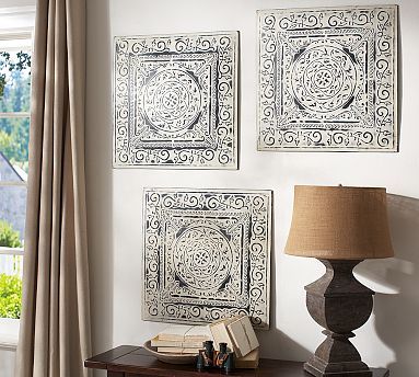 Vintage Tin Tiles Set Of 3 Faux Ceiling - Vintage Tin Tile Wall Decor Vintage Tin Tiles Set Of 3 Faux Ceiling - Vintage Tin Tile Wall Decor