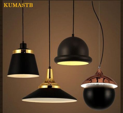 Pot Lid Chandelier Gold & Black Pendant Light Lamp Shade Pot Lid Chandelier Gold & Black Pendant Light Lamp Shade