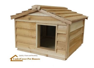 Large Insulated Cedar Cat House Small Dog House Small Dog
