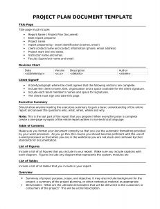 project documentation template