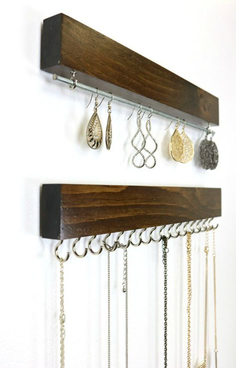 Hanging Jewelry Organizer Wall Mounted Necklace Display Stand Holder with Hooks Hanging Jewelry Organizer Wall Mounted Necklace Display Stand Holder with Hooks