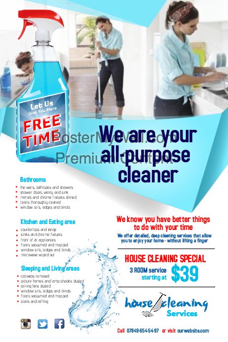 cleaning services flyers
