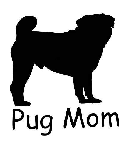 WickedGoodz Pitbull Mom Vinyl Decal Pit Bull Bumper Sticker Perfect Dog Owner Gift
