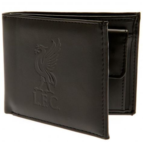 Black Leather Wallet Official Licensed Liverpool F.C