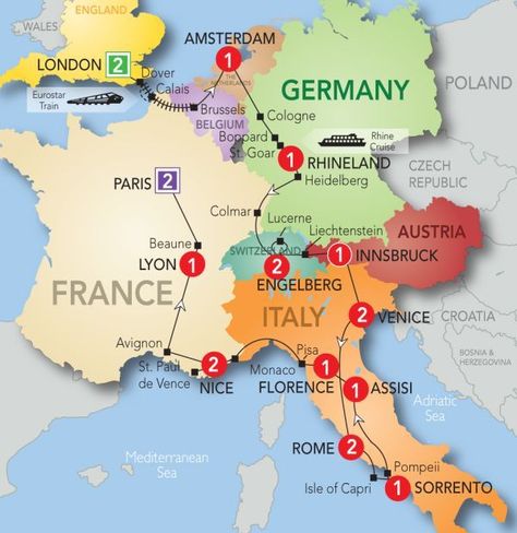 21 day europe trip