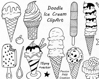 Pin By Jennifer Self On Risovanie In 21 Doodles Doodle Art Ice Cream Clipart