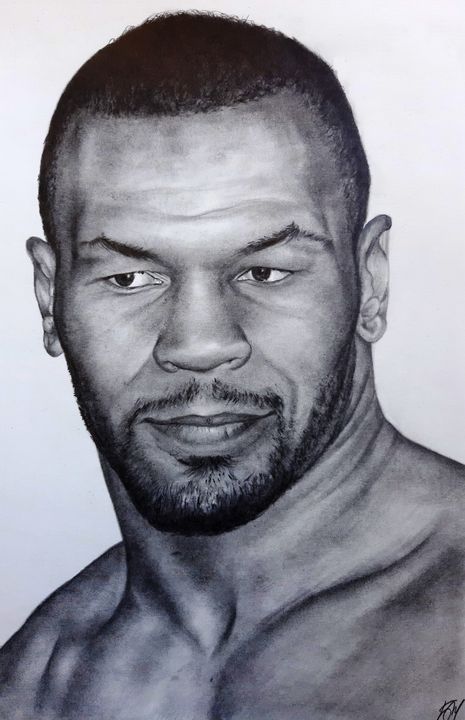 wallpapers Drawing Mike Tyson Portrait pinterest