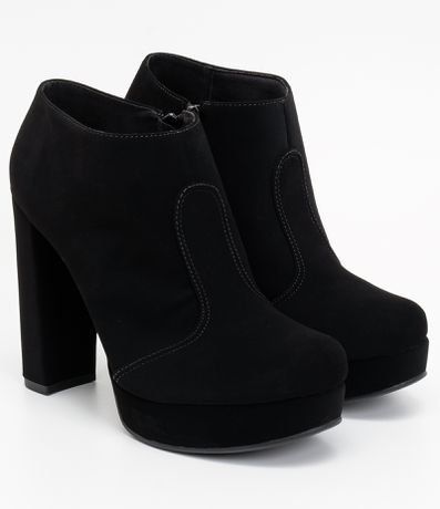 Bota Feminina Meia Pata Salto Alto Satinato - Renner | Botas femininas, Sapatos salto, Sapatos