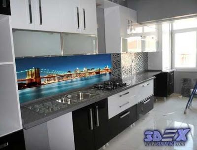 3d Panel 3d Glass Panel 3d Backsplash 3d Kitchen Backsplash 3d