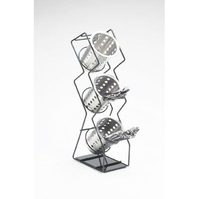 Cal Mil 3 Spacesaver Wire Cylinder Display Wayfair In 2020 Space Savers Cal Mil Silverware Display