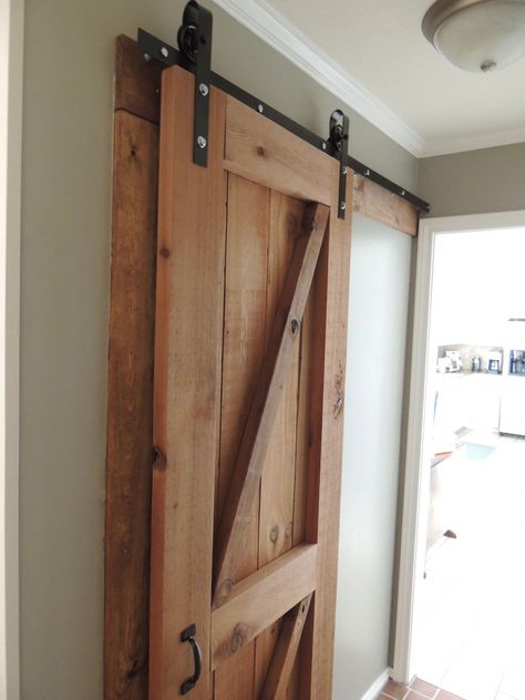 Rustic Sliding Door Outdoor Barn Door Track Exposed Sliding