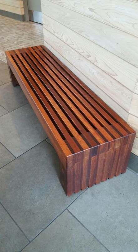 Slat Bench Do It Yourself Home Projects From Ana White Idee