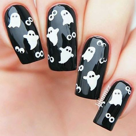 Download 8 Halloween Fingernail Decals Ideas Cricut Halloween Halloween Silhouette Nails