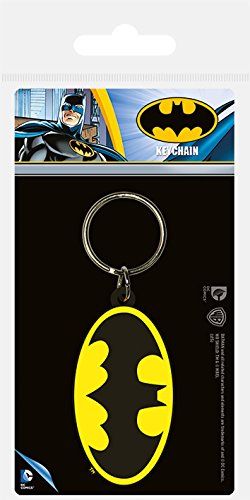 Multicolore Pyramid International DC Comics Batman Symbole en caoutchouc Porte-cl/és 4.5/ x 6/ cm