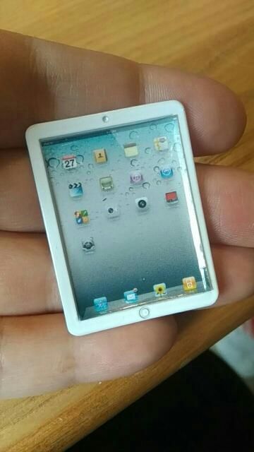 1//6 Scale Black I-pad