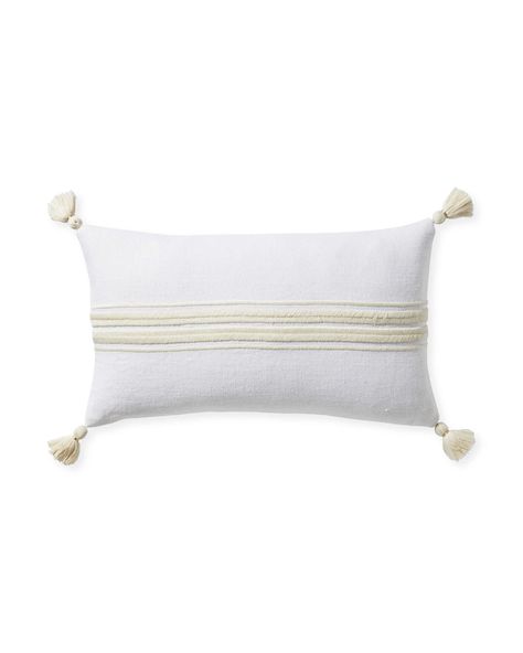 Addie Stripe Tassel Pillow Cover Addie Stripe Tassel Pillow Cover